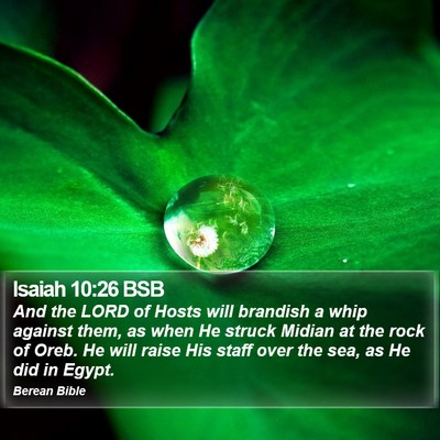 Isaiah 10:26 BSB Bible Verse Image