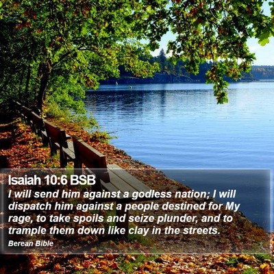 Isaiah 10:6 BSB Bible Verse Image