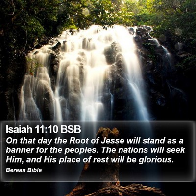Isaiah 11:10 BSB Bible Verse Image