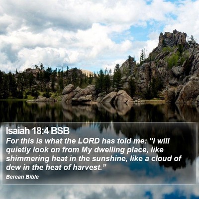 Isaiah 18:4 BSB Bible Verse Image