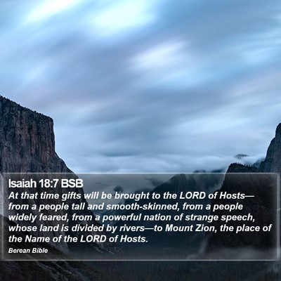 Isaiah 18:7 BSB Bible Verse Image