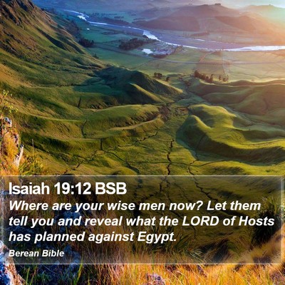 Isaiah 19:12 BSB Bible Verse Image