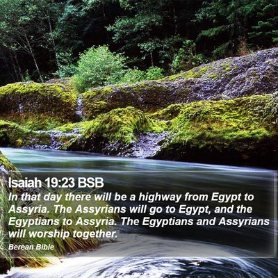 Isaiah 19:23 BSB Bible Verse Image