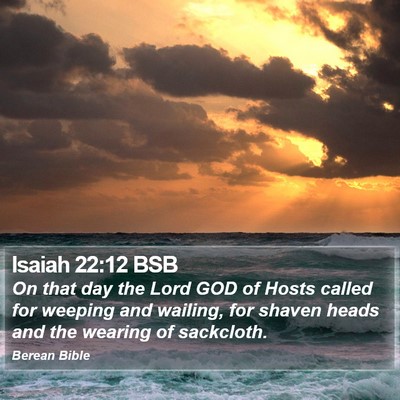Isaiah 22:12 BSB Bible Verse Image