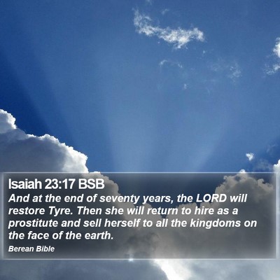 Isaiah 23:17 BSB Bible Verse Image