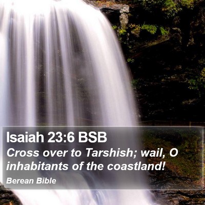 Isaiah 23:6 BSB Bible Verse Image