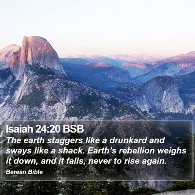 Isaiah 24:20 BSB Bible Verse Image
