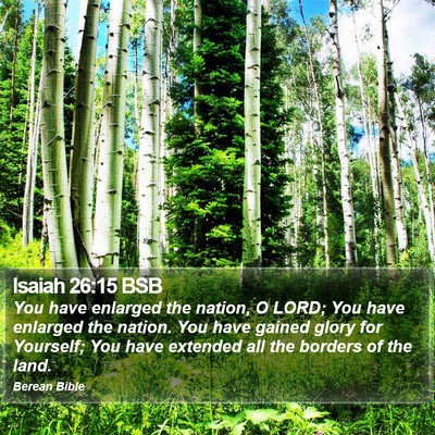 Isaiah 26:15 BSB Bible Verse Image