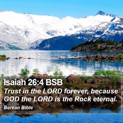 Isaiah 26:4 BSB Bible Verse Image