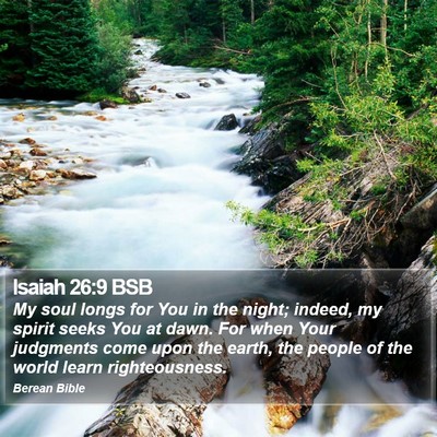Isaiah 26:9 BSB Bible Verse Image