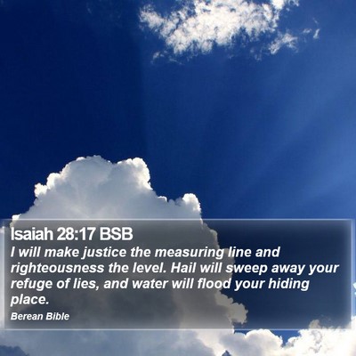Isaiah 28:17 BSB Bible Verse Image