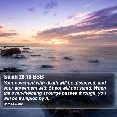 Isaiah 28:18 BSB Bible Verse Image