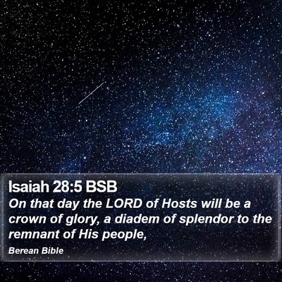 Isaiah 28:5 BSB Bible Verse Image