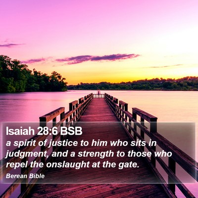 Isaiah 28:6 BSB Bible Verse Image