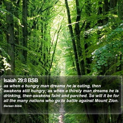 Isaiah 29:8 BSB Bible Verse Image