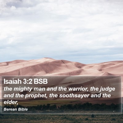 Isaiah 3:2 BSB Bible Verse Image