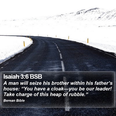 Isaiah 3:6 BSB Bible Verse Image