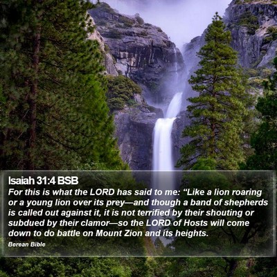 Isaiah 31:4 BSB Bible Verse Image