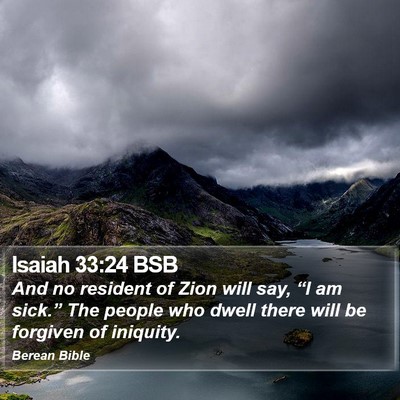 Isaiah 33:24 BSB Bible Verse Image