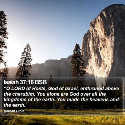 Isaiah 37:16 BSB Bible Verse Image