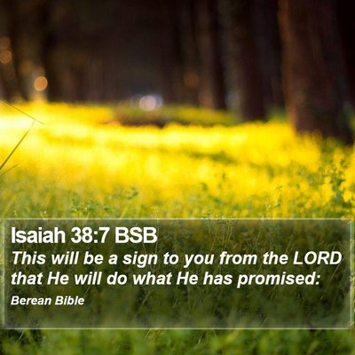 Isaiah 38:7 BSB Bible Verse Image