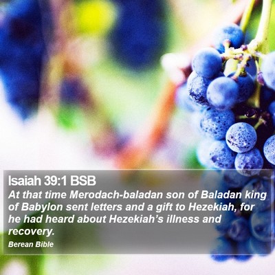 Isaiah 39:1 BSB Bible Verse Image