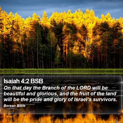 Isaiah 4:2 BSB Bible Verse Image