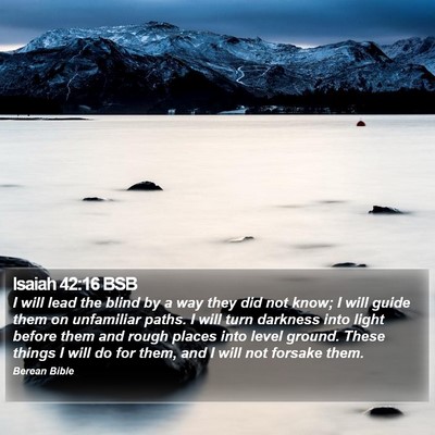 Isaiah 42:16 BSB Bible Verse Image