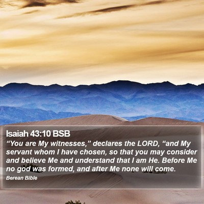 Isaiah 43:10 BSB Bible Verse Image