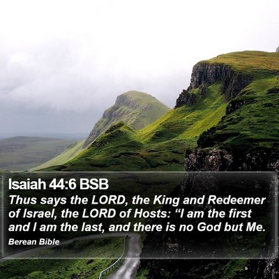 Isaiah 44:6 BSB Bible Verse Image