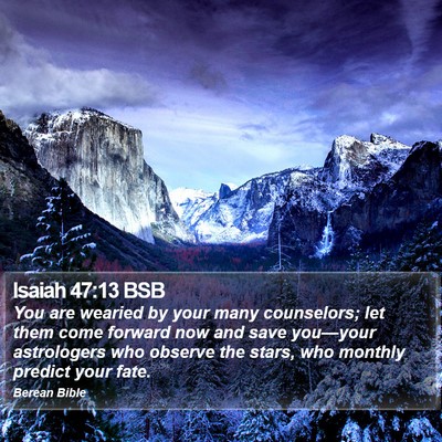 Isaiah 47:13 BSB Bible Verse Image