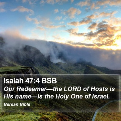Isaiah 47:4 BSB Bible Verse Image