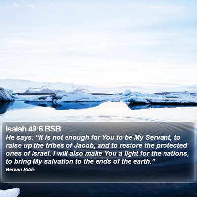 Isaiah 49:6 BSB Bible Verse Image