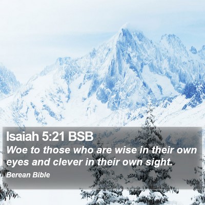 Isaiah 5:21 BSB Bible Verse Image