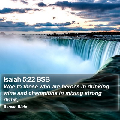 Isaiah 5:22 BSB Bible Verse Image