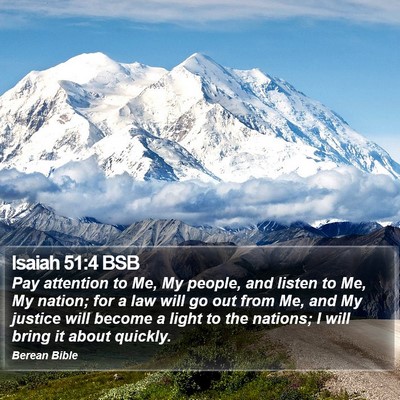 Isaiah 51:4 BSB Bible Verse Image