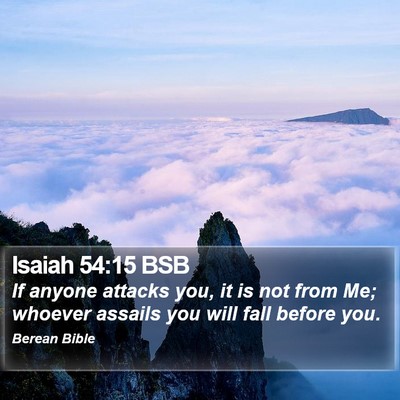 Isaiah 54:15 BSB Bible Verse Image