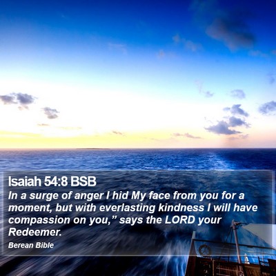 Isaiah 54:8 BSB Bible Verse Image