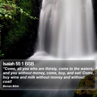 Isaiah 55:1 BSB Bible Verse Image