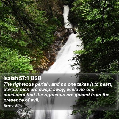 Isaiah 57:1 BSB Bible Verse Image