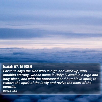 Isaiah 57:15 BSB Bible Verse Image