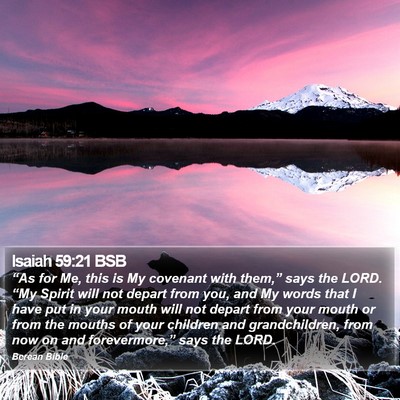 Isaiah 59:21 BSB Bible Verse Image