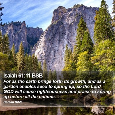 Isaiah 61:11 BSB Bible Verse Image