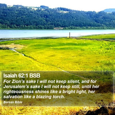 Isaiah 62:1 BSB Bible Verse Image