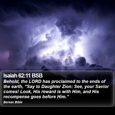 Isaiah 62:11 BSB Bible Verse Image