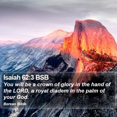 Isaiah 62:3 BSB Bible Verse Image