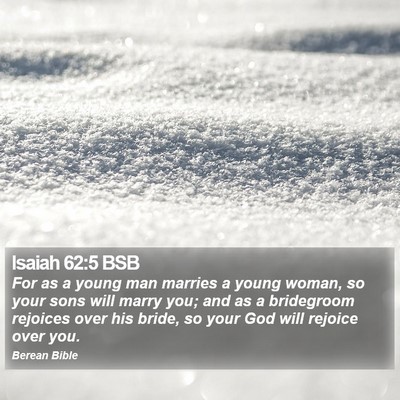 Isaiah 62:5 BSB Bible Verse Image