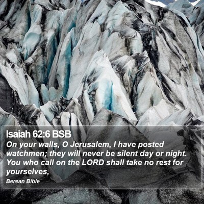 Isaiah 62:6 BSB Bible Verse Image