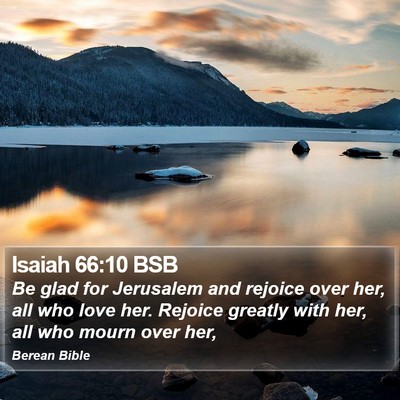 Isaiah 66:10 BSB Bible Verse Image