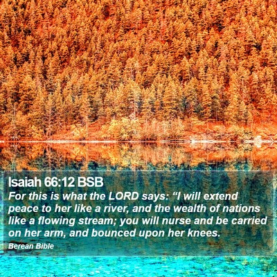 Isaiah 66:12 BSB Bible Verse Image
